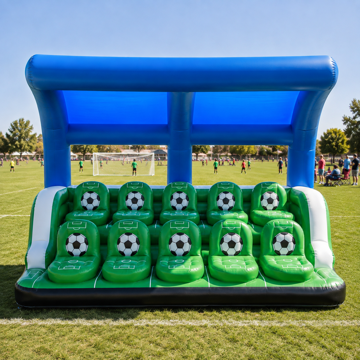Inflatable Soccer Sideline Shelter &amp; Team Bench