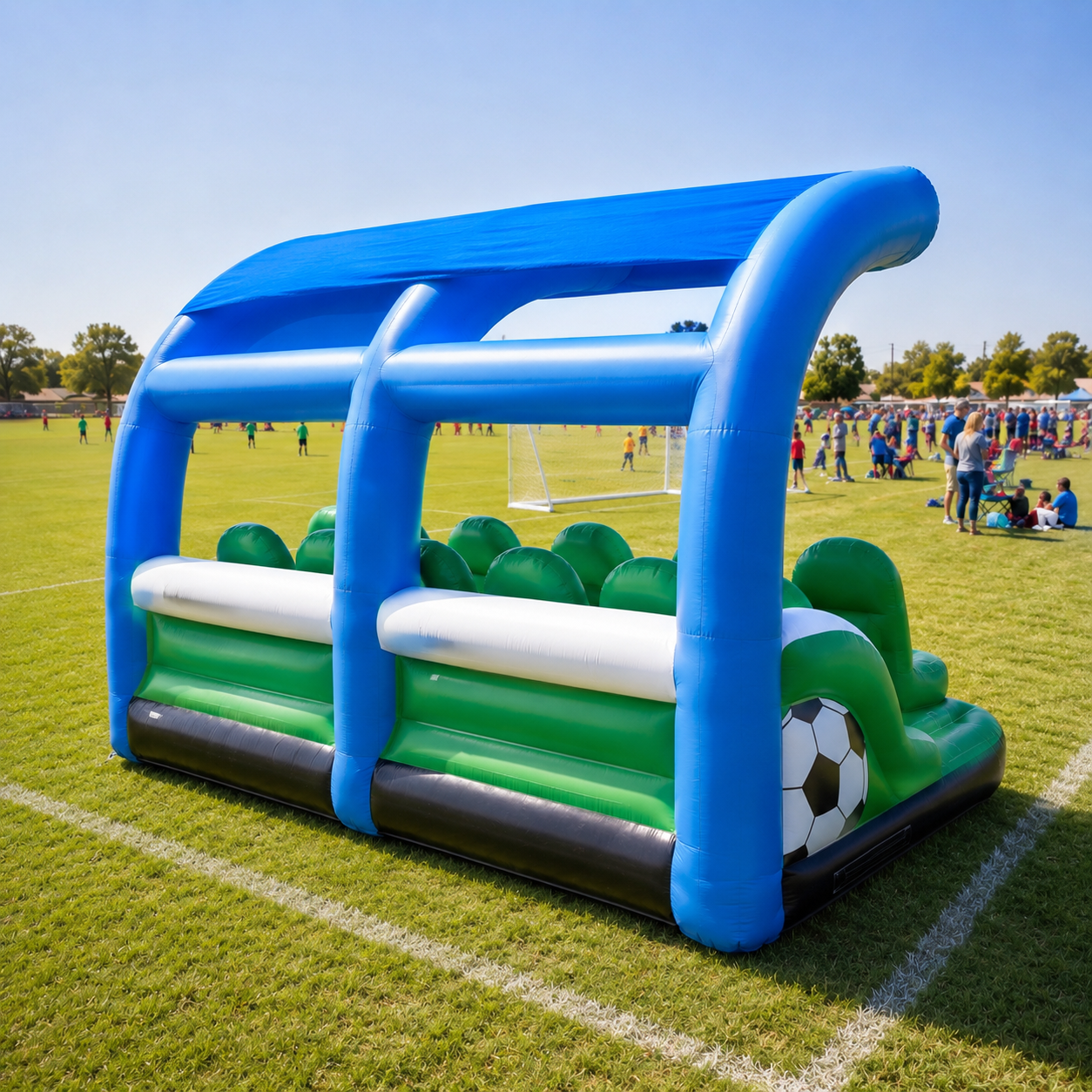 Inflatable Soccer Sideline Shelter &amp; Team Bench