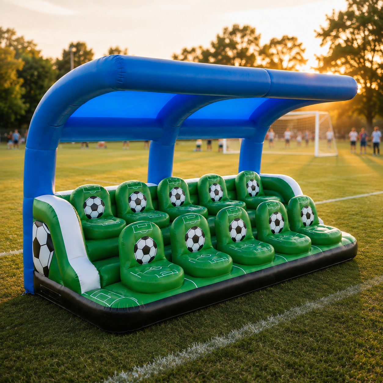 Inflatable Soccer Sideline Shelter &amp; Team Bench
