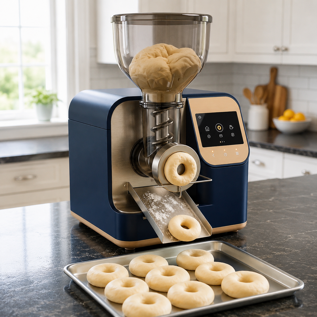 Automatic Donut Dough Ring Maker