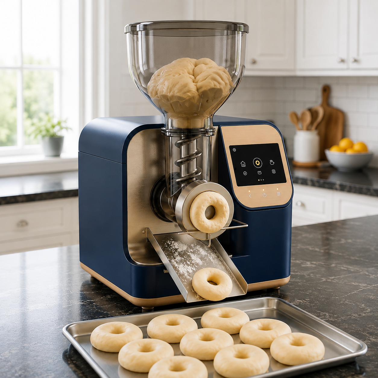 Automatic Donut Dough Ring Maker