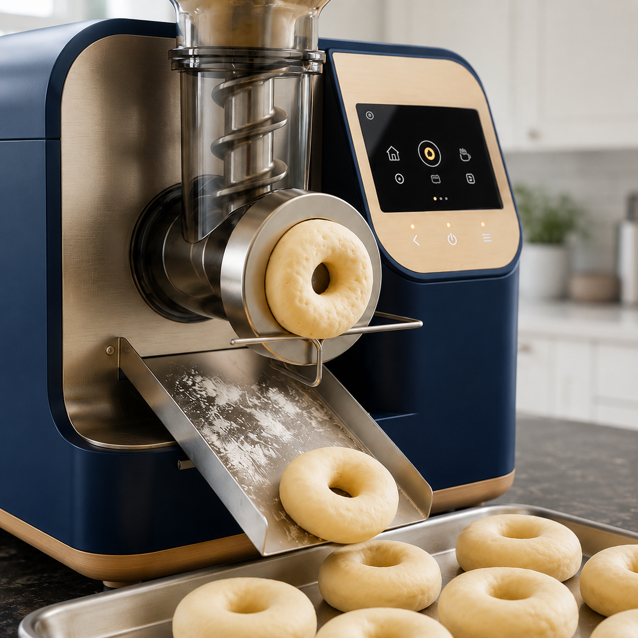 Automatic Donut Dough Ring Maker