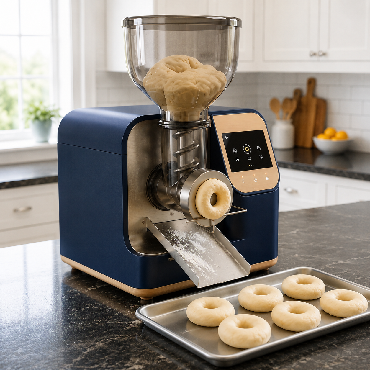 Automatic Donut Dough Ring Maker