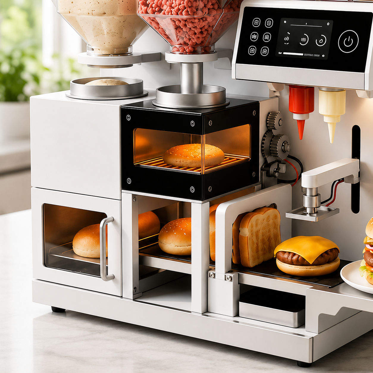 Automatic Burger Preparation Station