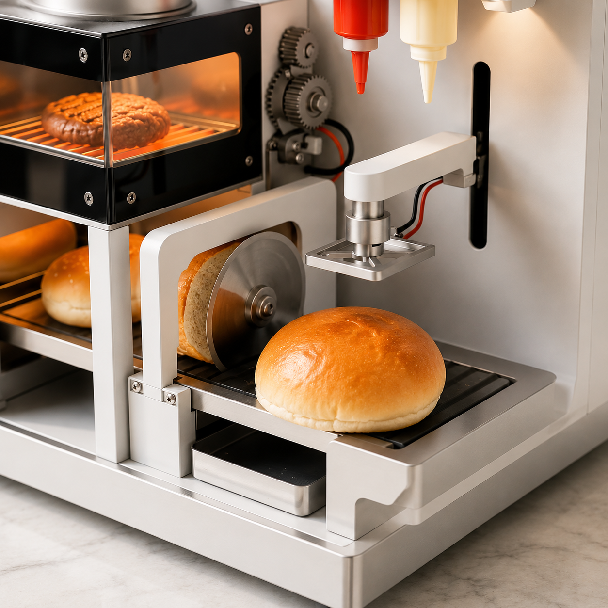 Automatic Burger Preparation Station